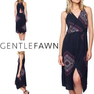 [GENTLE FAWN] • LOURDES • HIGH LOW SCARF DRESS